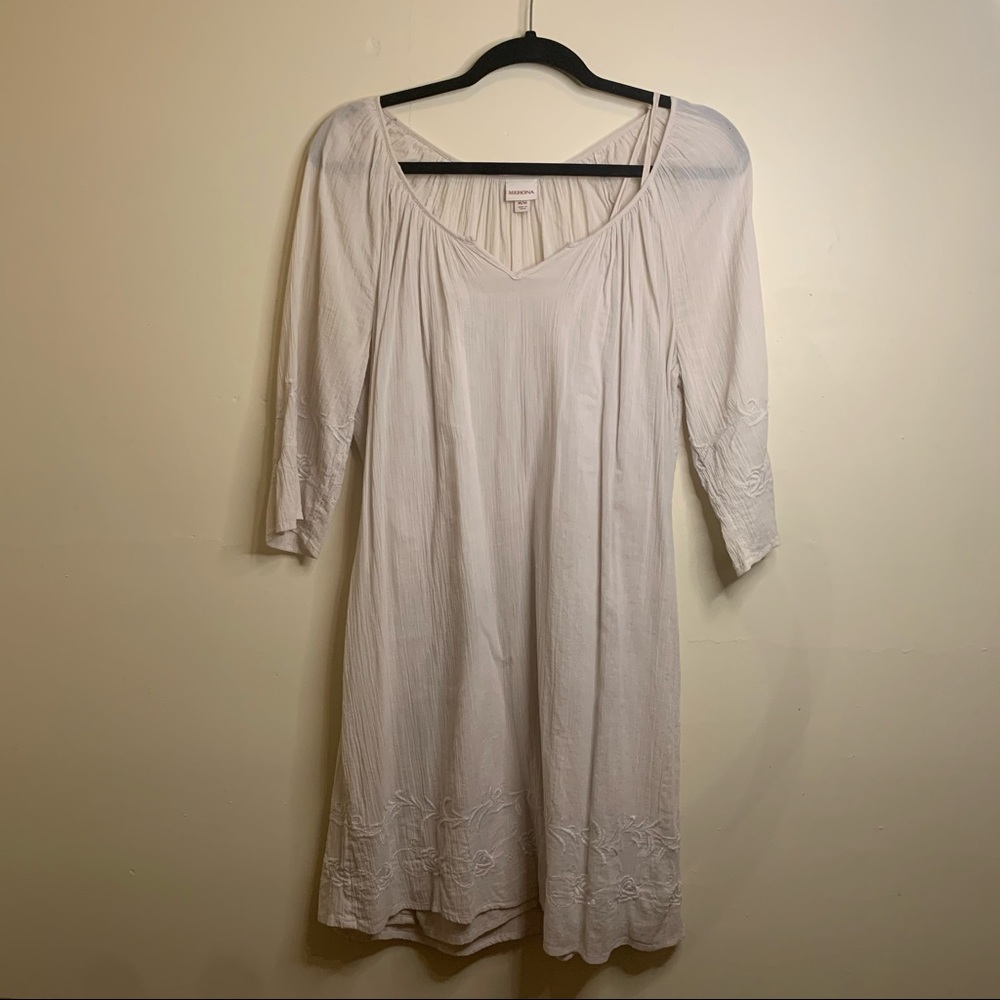 Taupe Boho Gauze Dress